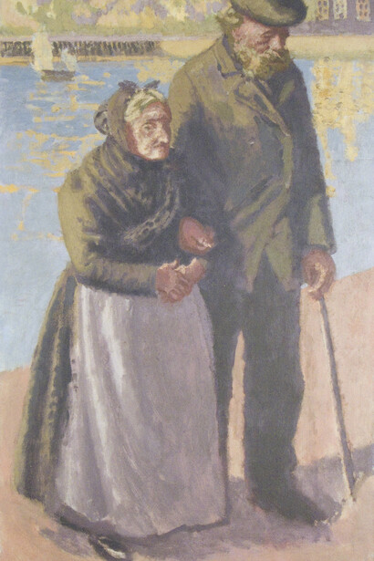 Walter Sickert, The Blind Sea Captain, 1914, oil on canvas, 109 x 63.3cm, Private Collection Belgium