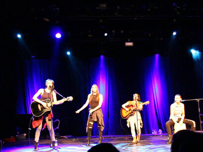 Cimorelli Sisters during a concert