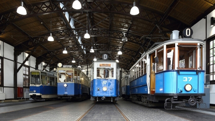Tramways at Wawrzynca. Courtesy of Museum of Municipal Engineering