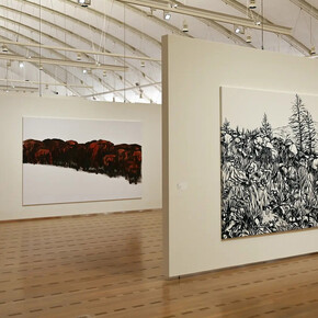 Anne Loch. Peinture : Et alors ? Vue de l'exposition. Avec l'aimable autorisation du Zentrum Paul Klee
