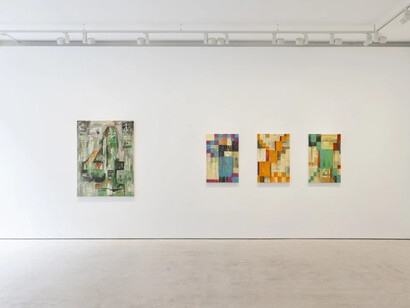 Jaune Quick-to-See Smith, Rooted in memory, exhibition view. Courtesy of Stephen Friedman Gallery