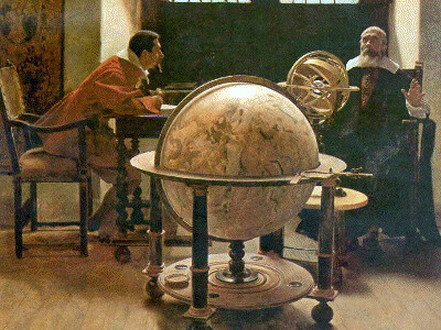 Tito Lessi, Galileo e Viviani, 