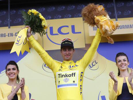 La felicità di Peter Sagan