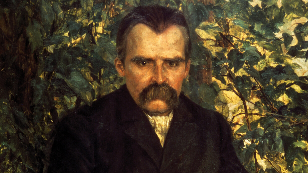 Curt Stoeving, Retrato de Friedrich Nietzsche, detalle