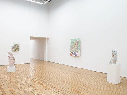 Hilary Harnischfeger, Songs for clouds, exhibition view. Courtesy of Uffner & Liu