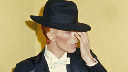 David Bowie pictured as the Thin White Duke