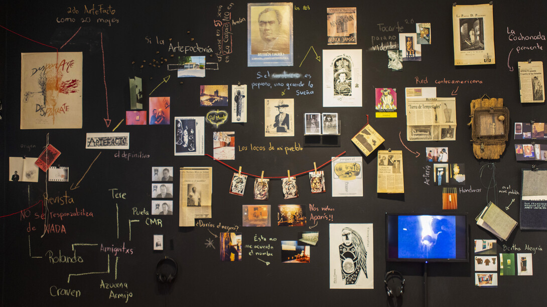 Parte de la muestra "Territorios domésticos". Fotografía cortesía de Teorética