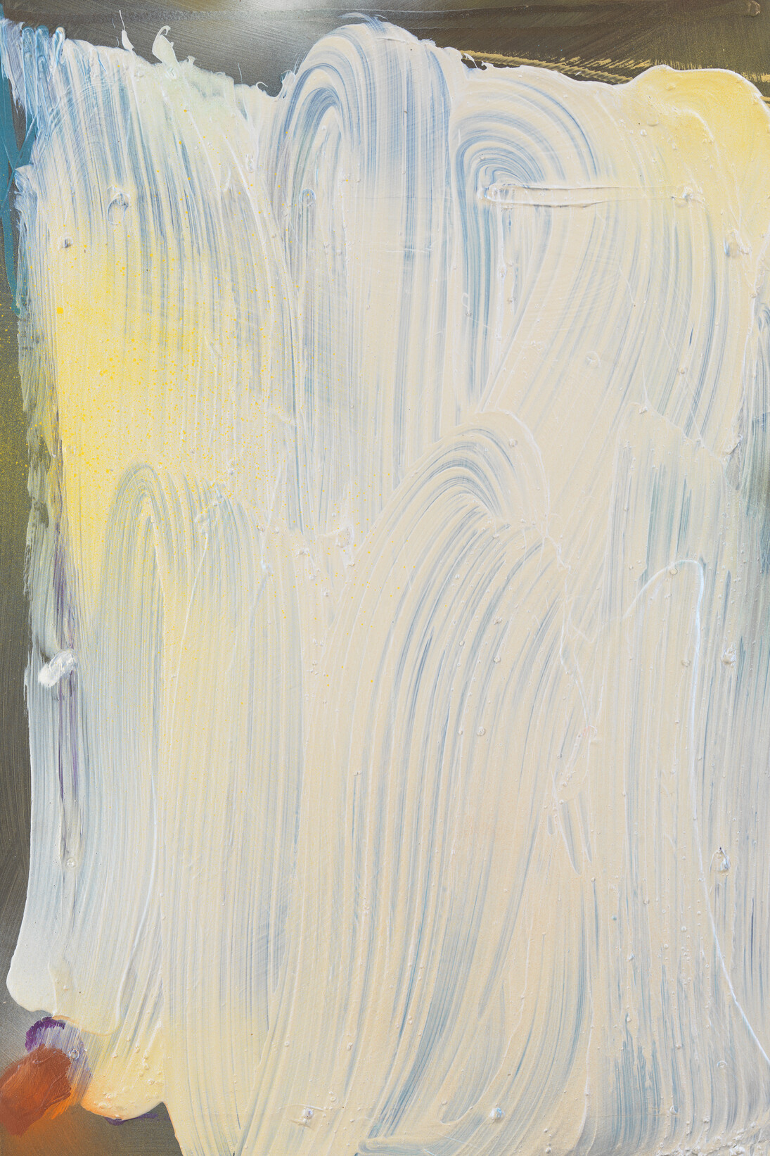 Jules Olitski
"Night Mover," 1986
acrylic and oil based enamel on plexiglas
42 x 30 1/2 inches 
106.7 x 77.5 cm
(c) Estate of Jules Olitski/ Licensed by VAGA, New York, NY