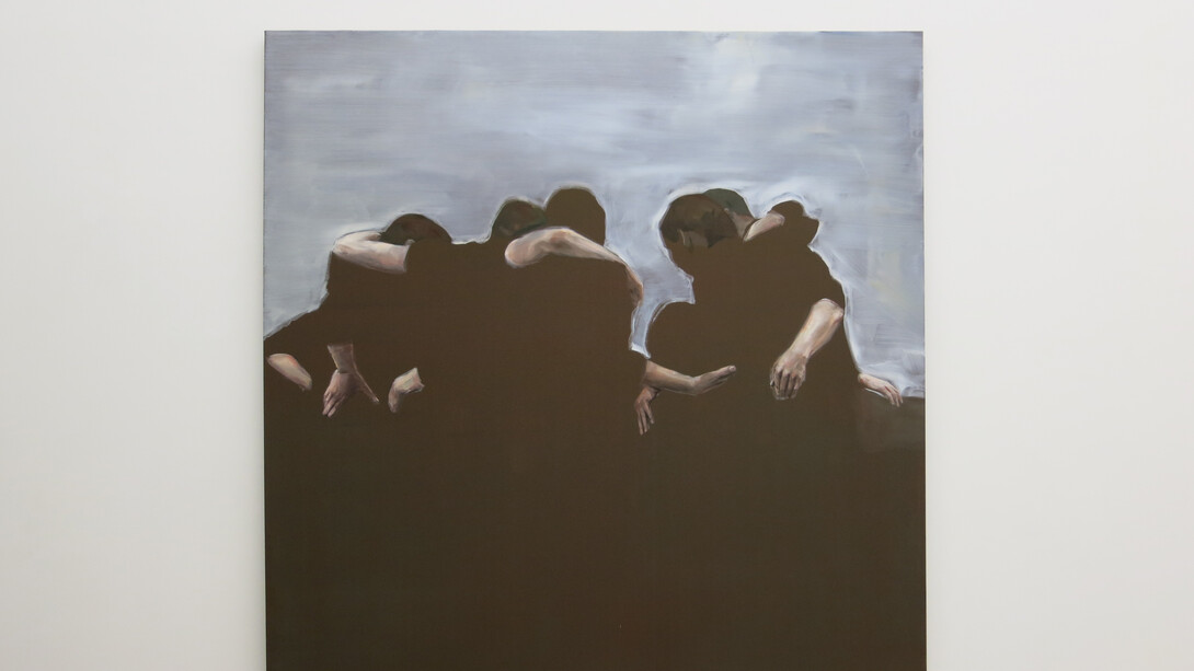 Daniela Krtsch, Untitled#2 (Heimat series), 2014, oil on canvas, 150 x 150 cm. Image courtesy of the artist and 3+1 Arte Contempoânea, Lisbon