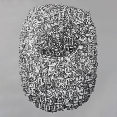 Alexis Duque, Rolled, Acrylic on Canvas, 24x18