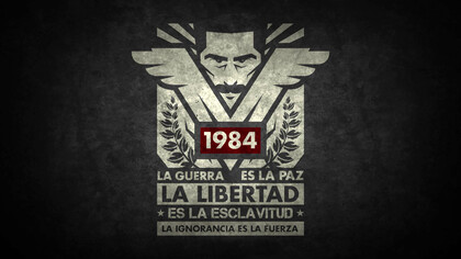 Ilustración para la novela «1984» de George Orwell
