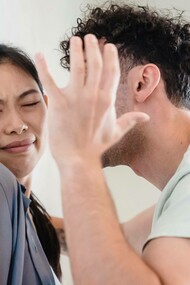 A woman trying to break free from the security of being in a relationship despite its toxicity