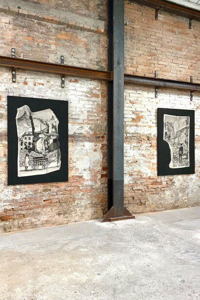 João Vilhena, Predizione perdizione, exhibition view. Courtesy of Galleria Alberta Pane 
