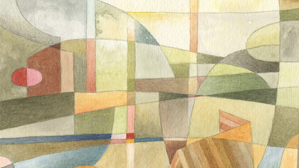 Cloudburst, watercolour, 16 x 12 cm, Mark Weighton, 2026