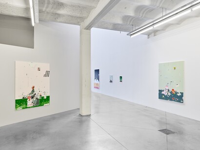 Brian Harte, Tell the village, exhibition view. Courtesy of Tatjana Pieters