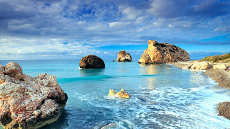 "Petra tou Romiou" also knows as Aphrodite's Rock