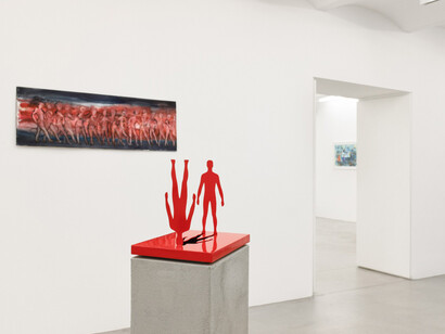 Tamara Kvesitadze und Shunxiang Hu, Under shadows, ausstellungsansicht. Mit freundlicher genehmigung der Kornfeld Galerie
