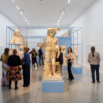 The pursuit of knowledge, exhibition view. Courtesy of M-Museum Leuven