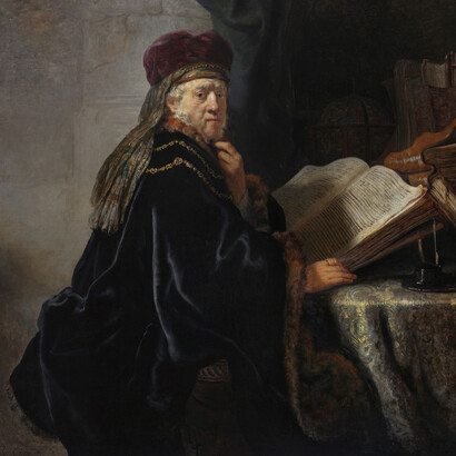 Rembrandt van Rijn, Scholar in His Study, 1634