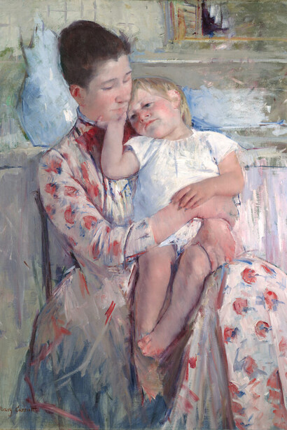 Mary Cassatt, Madre e hijo (1890)