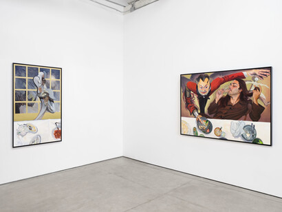 Justin John Greene, Particular dish, exhibition view. Courtesy of Matthew Brown Gallery