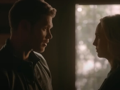 Actor Joseph Morgan and Candice King on The Originals tv series