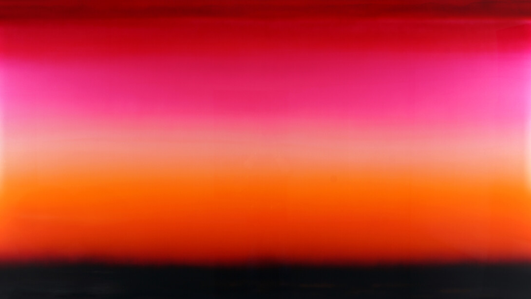 Casper Brindle, Veil painting, 2024. Courtesy of William Turner Gallery