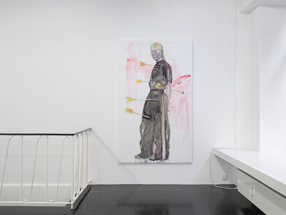 Hans-Jörg Mayer, Post society, ausstellungsansicht. Mit freundlicher genehmigung der Galerie Nagel Draxler