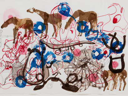 Brian Jungen, Western stars (detail), 2020. Courtesy of MCA Denver