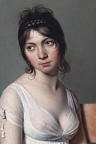 The iconic painting, 'Portrait of a Young Woman in White' from 1798, boldly defies societal expectations with its portrayal of femininity and empowerment, remaining a symbol of the ongoing struggle for self-expression and authenticity in a changing landscape