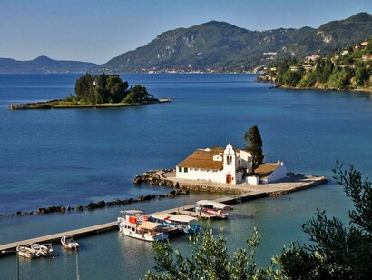 Corfú. Enclave junto al mar