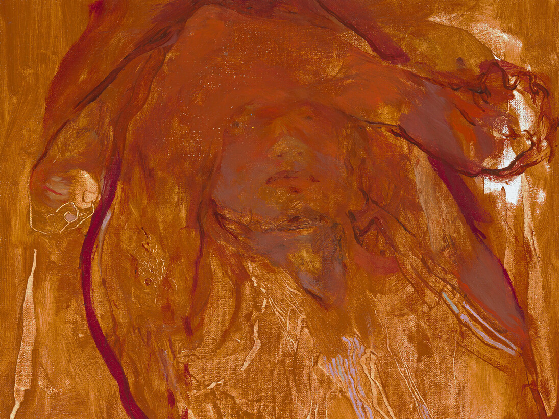 Jennifer Packer, Inclined Autonomy, 2015, Oil on linen, 24 x 30 cm, Courtesy: Corvi-Mora, London