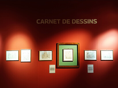 Gauguin. El diario de Noa Noa y otras aventuras, vista de exhibición. Cortesía del Museo della Fanteria di Roma