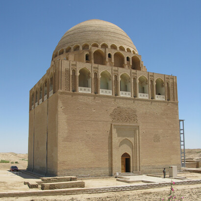 Mausoleo del celebre Sanjar (XII sec.), il sultano che seppe donare a Merv un periodo di grande splendore