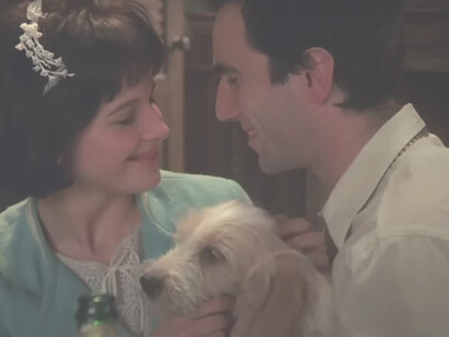 Juliette Binoche and Daniel Day-Lewis from the movie The Unbearable Lightness of Being