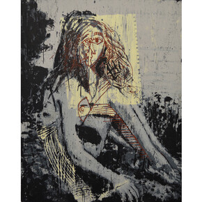 Enoc Perez, Untitled, 2014, Huile sur toile, 152 x 122 cm, Courtesy Enoc Perez et Galerie Nathalie Obadia, Paris/Bruxelles