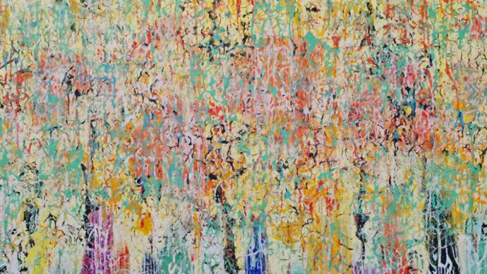 Sin título, Oleo sobre lienzo, 131 x 161 cm, 2017