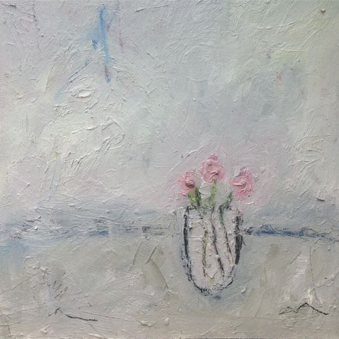 Annie Rouse, Jam Jar No.3, oil on panel 