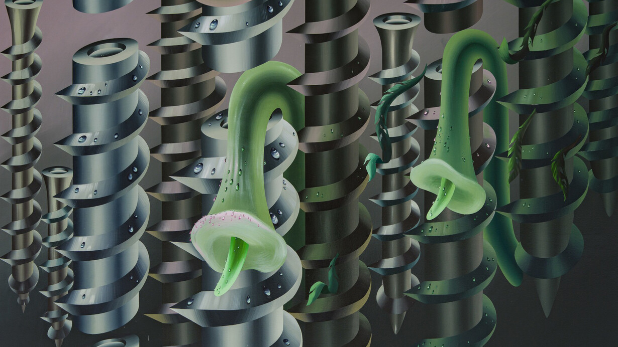 Igor Hosnedl, Heavy press (detail), 2025. Courtesy of Nicodim Gallery