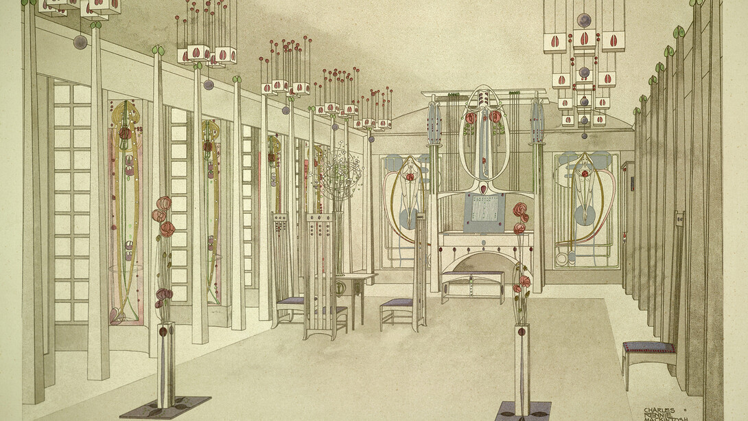Design for a house for an art lover, 1901 © RIBA Library