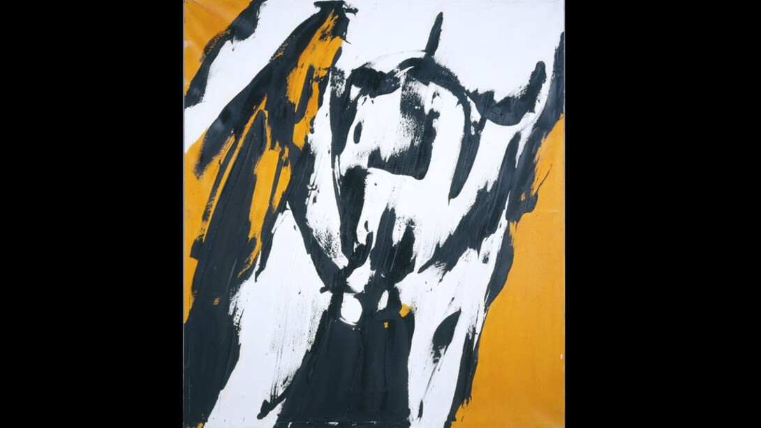Judit Reigl, Homme Jaune, 1967. Courtesy of Musée d'Art moderne de la Ville de Paris