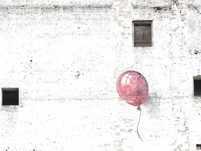 Un globo que asciende