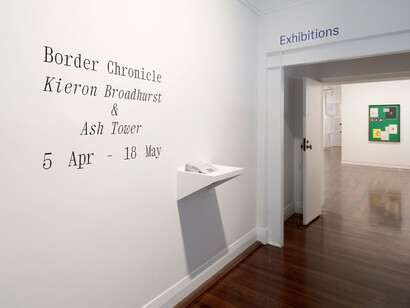 Border chronicle, exhibition view. Courtesy of Goolugatup Heathcote 