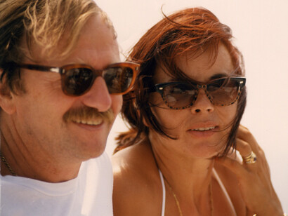 Giancarlo Bigazzi e moglie Gianna in barca