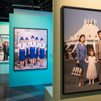 North Korea, by Stéphan Gladieu, exhibition view. Courtesy of Musée des Confluences