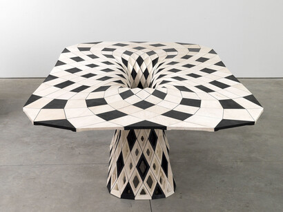 Joris Laarman, Maker Table (Diamond), 2014, Hard maple, 29.53 x 96.46 x 47.24 in, 75 x 245 x 120 cm
Edition of 3
