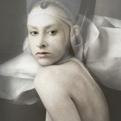 Isabelle Van Zeijl, She, 2014, Perspex face mounted C-print on dibond in tray frame, 43.3 x 39.4 in
