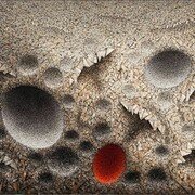 Kwang Young Chun, Aggregation 13 - NV045 RED, 163 cm x 230 cm, Mixed Media with Korean Mulberry, paper,
2013