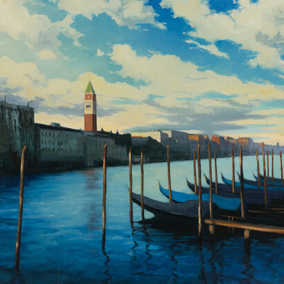 Jeff Bellerose, Grand canal, 2025. Courtesy of Paul Thiebaud Gallery