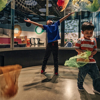 Zooom. Zone d’innovation pour enfants, vue d’exposition. Avec l’aimable autorisation d’Ingenium. Musée des sciences et de la technologie du Canada